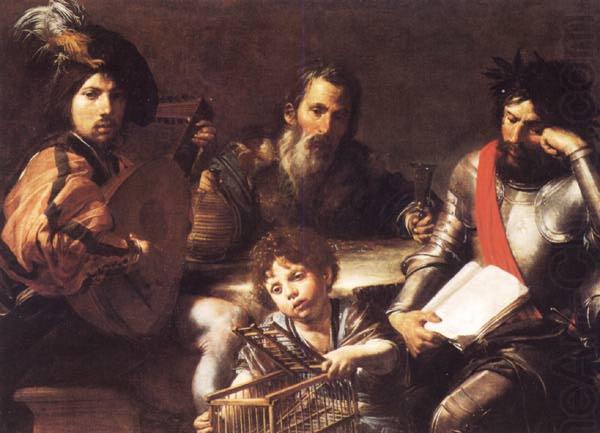 VALENTIN DE BOULOGNE The Four Ages of Man china oil painting image